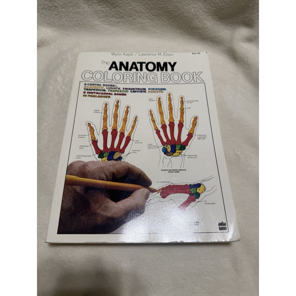 The Anatomy Coloring Book by Wynn Kapit, Lawrence‎ M. Elson 1977